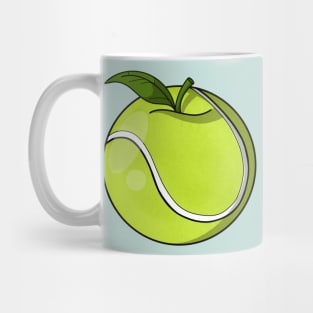 Is it an apple or a tennis ball... Or maybe its both Mug